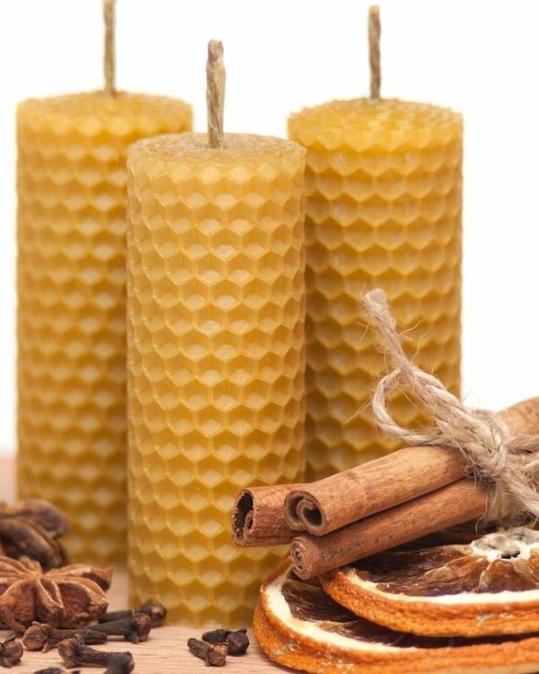 Beeswax Candles 10cm--Free shipping