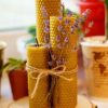Beeswax Candles 10cm--Free shipping