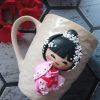 Kokeshi Doll Light Pink Mug