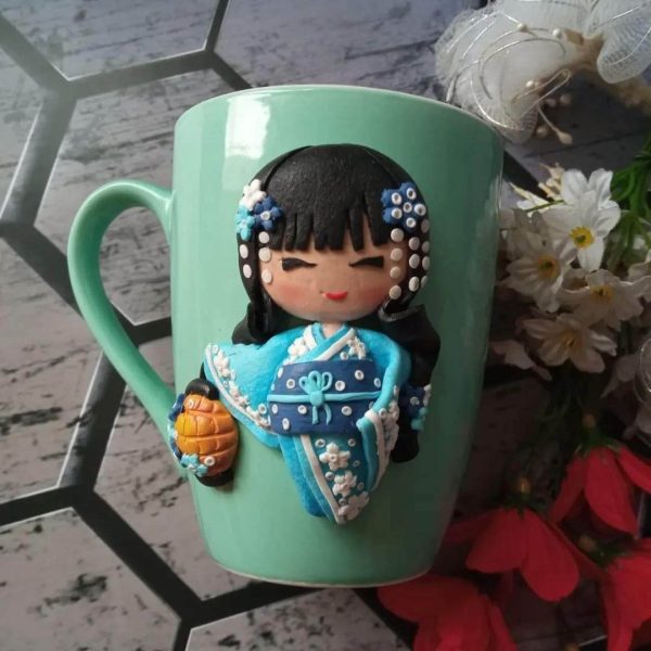 Mug 'Kokeshi Doll N2'