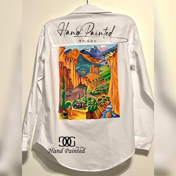 Martiros Saryan “Hayastan” Hand Painted Shirt