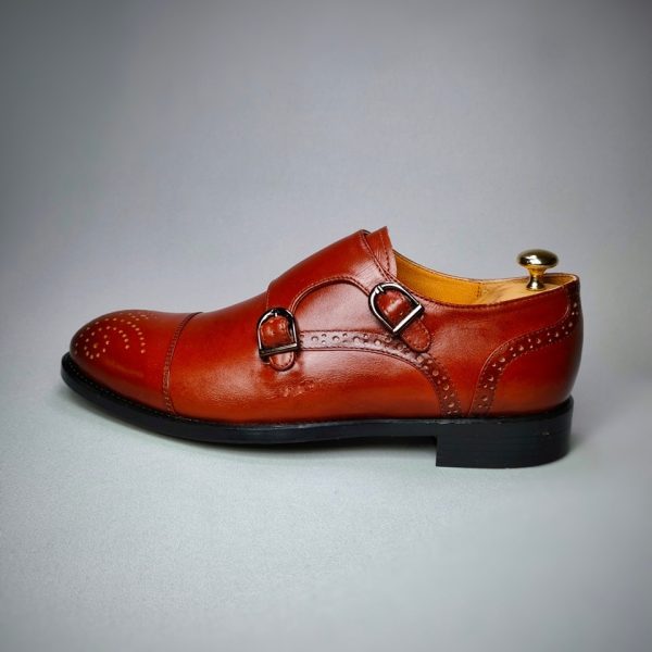 Double Monk Shoe For Men