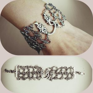 ”A” Silver Bracelet (S8)