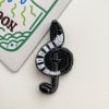 Treble Clef Brooch