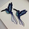 Blue Bird Brooch