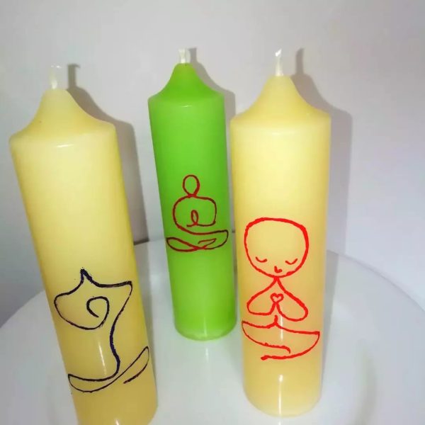 ''Yoga Lovers" Candles