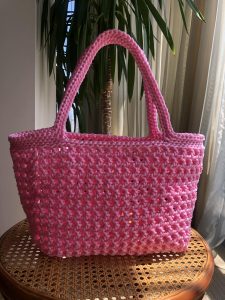 Summer Handmade bag in pink
