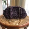 Handmade bag in purple/black mix