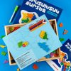 Xaxalove Wooden Educational Blackboard Map of Armenia and Artsakh - Interactive Geography Game for Kids in Armenian