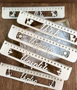 Personalized Name Wooden Ruler