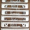 Personalized Name Wooden Ruler