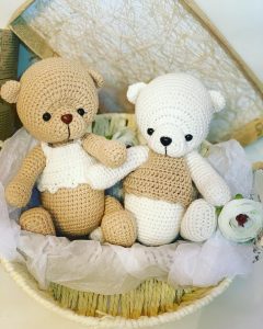 ‘BEAR” handmade crochet toy (A13)