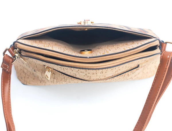 Half Moon Cork Crossbody Bag