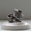 Original silver ring with carborund | Shahinian Jewelry from Armenia