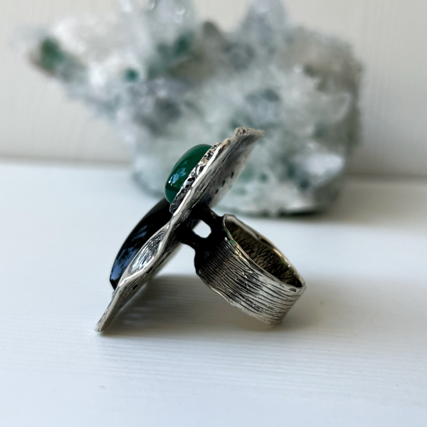 Onyx Silver Ring