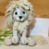 ''Lion" handmade crochet toy (A11)