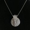 “Pomegranate” Silver Necklace