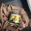 Hand Painted Glass Container