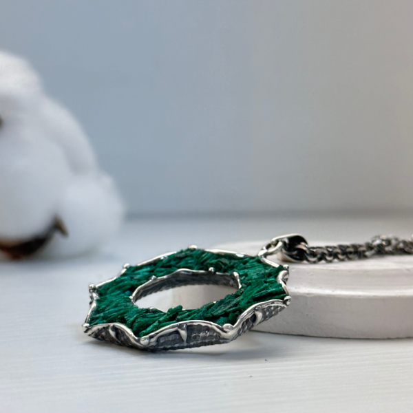 Malachite Ring and Pendant Set