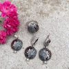 Sterling Silver Pomegranate Jewelry Set