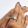 "Shape of My Heart" Silver Ring