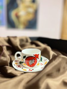 Handmade coffee cup