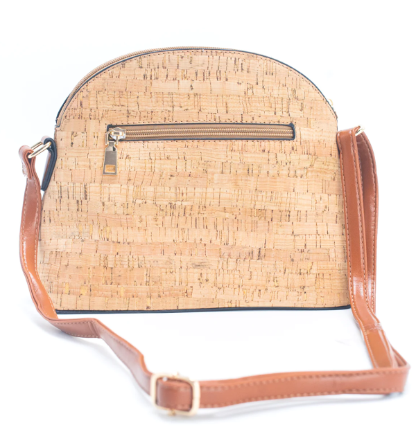 Half Moon Cork Crossbody Bag