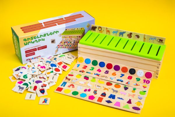 Xaxalove Knowledge Classification Box - Develop Thinking and Vocabulary in Armenian