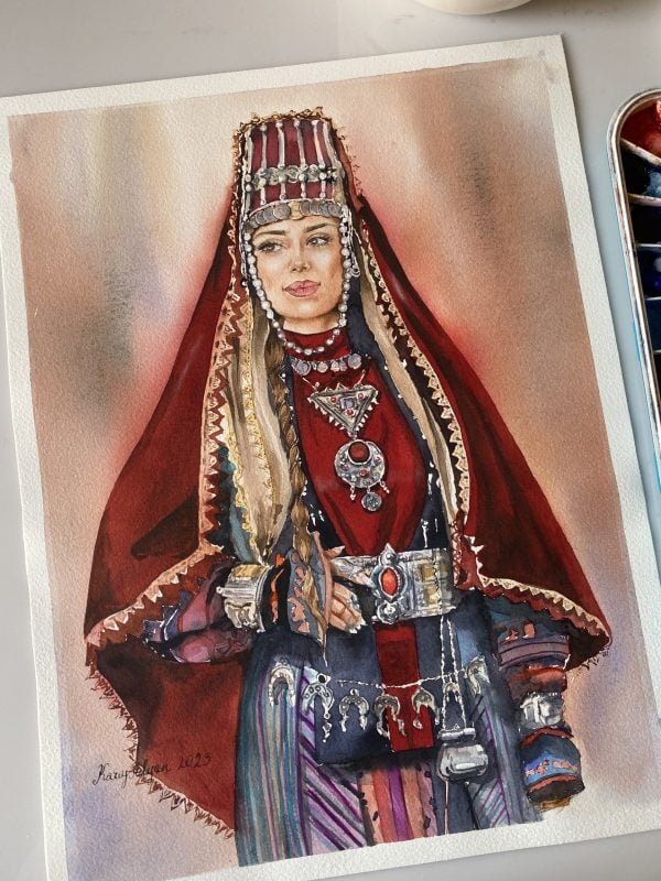 "Armenian Woman"-Painting