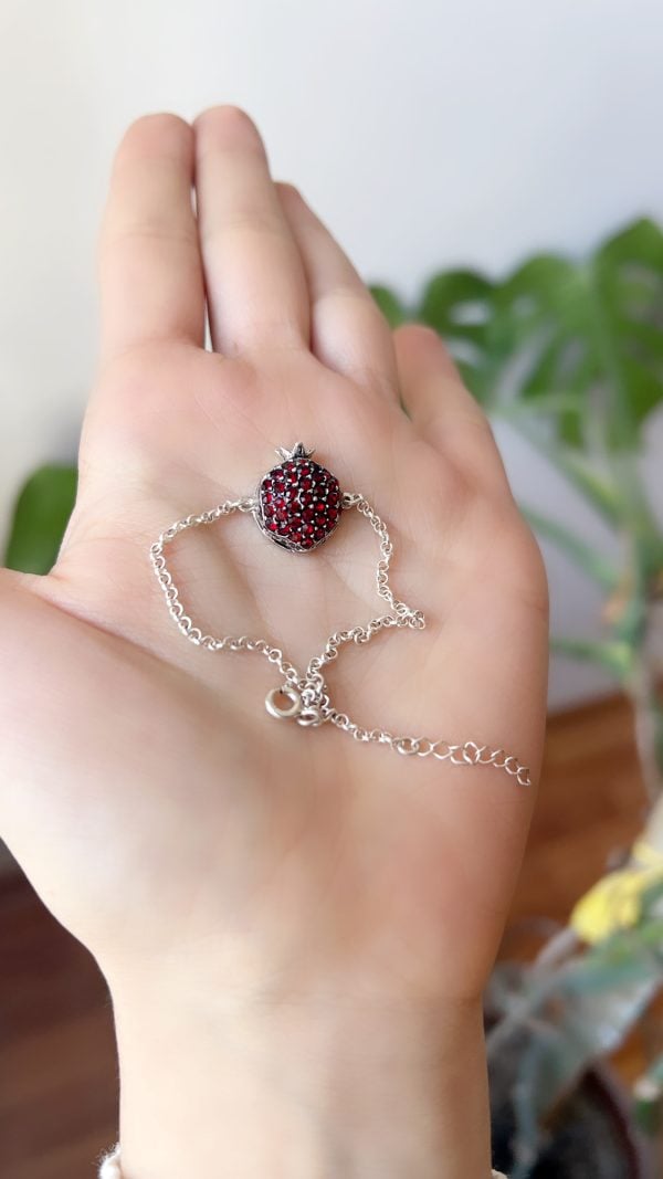 Sterling Silver Pomegranate Jewelry Set