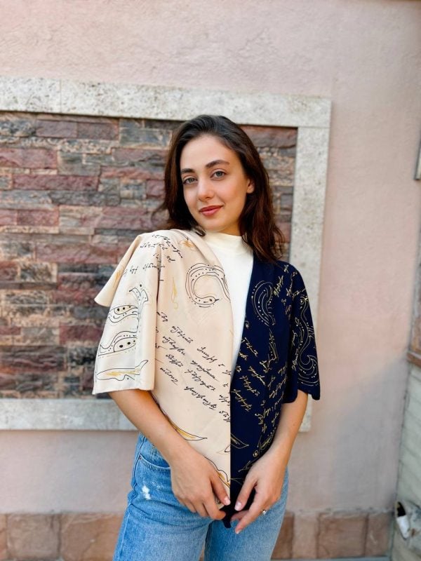 Armenian Letters Scarf