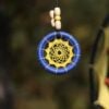 Dreamcatcher Necklace-Blue/Yellow