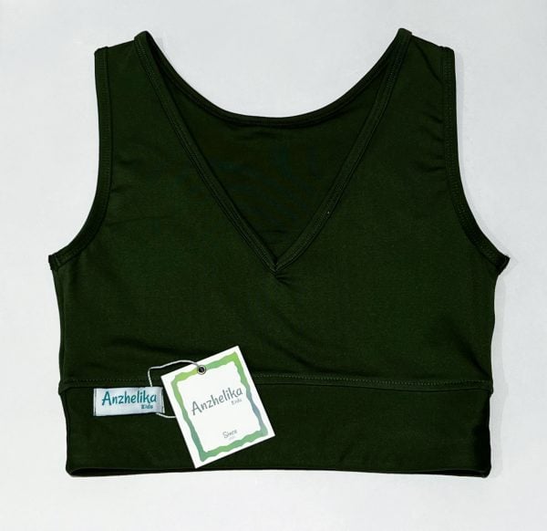 Girls Tank Top-Green