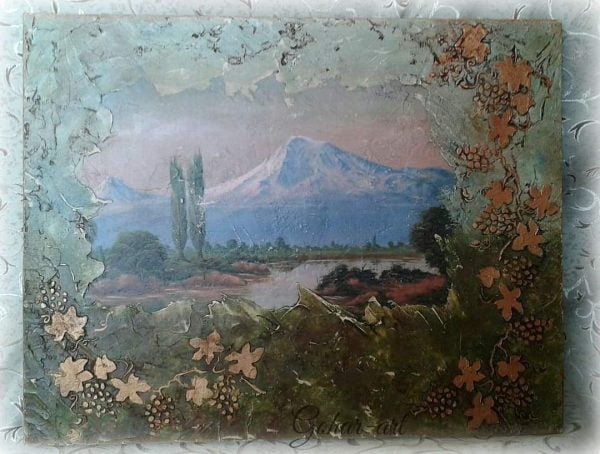 "Ararat"-Painting on Wood