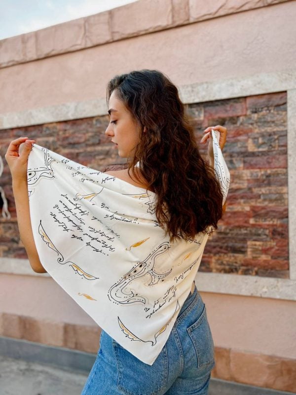 Armenian Letters Scarf