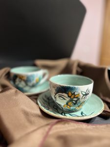 Handmade tea cups
