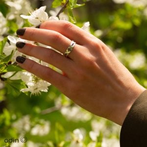 “Tsam” Braided sterling silver ring