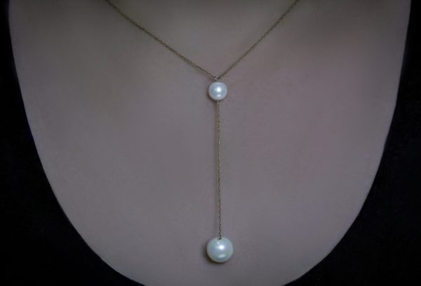 Pearl Necklace - Solid Gold - Margard Necklace