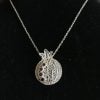 "Pomegranate" Silver Necklace