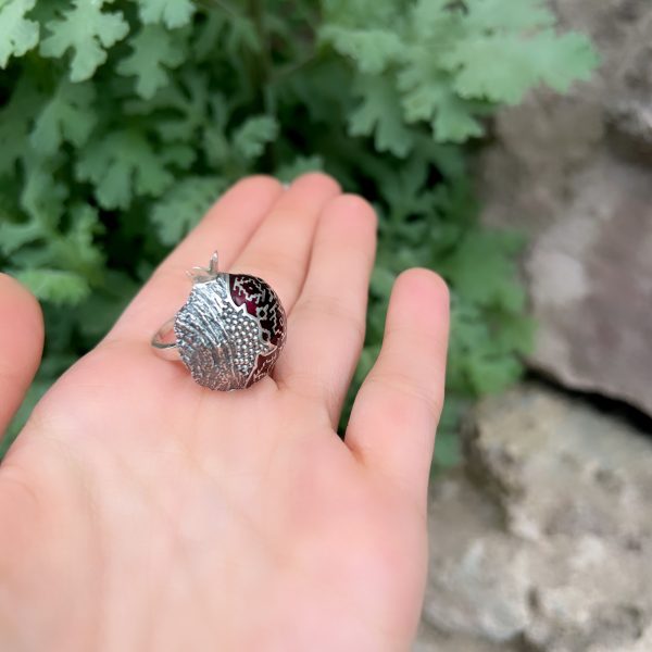 Sterling Silver Pomegranate Jewelry Set