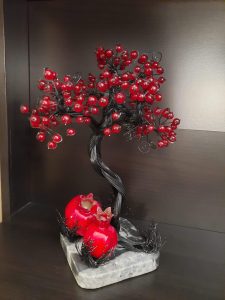 Pomegranate Wire Tree