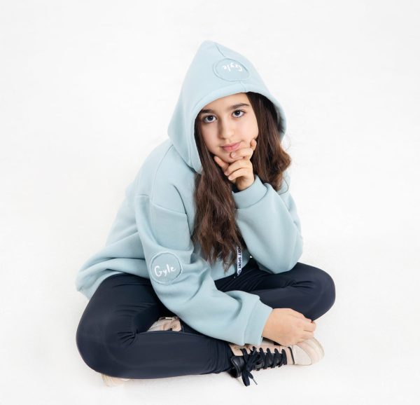 Girl’s Loose Hooded Top