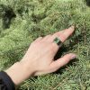 Luxury Ring Sterling Silver 925 with Lab Emerald