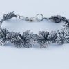 Bracelet Tree Branch with Leaves Sterling Silver 925