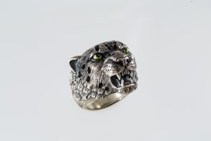 Ring Snow Leopard Sterling Silver 925