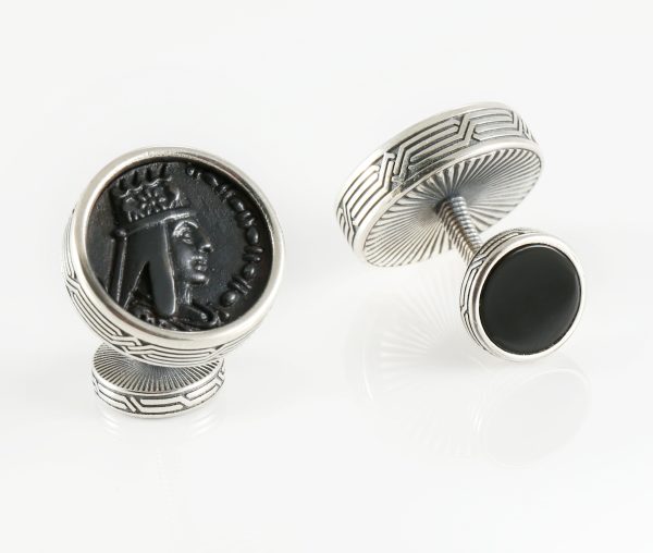 Tigran the Great Sterling Silver Cufflinks