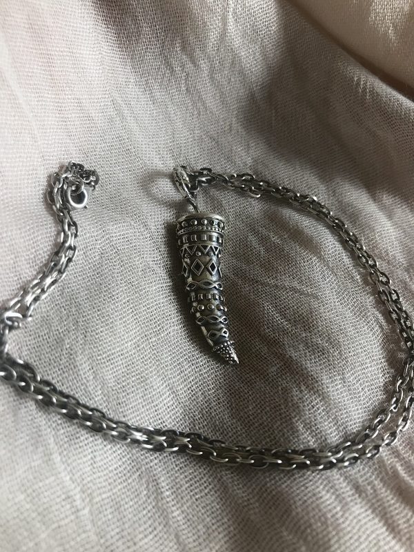 Sterling Silver Armenian Pendant with Chain