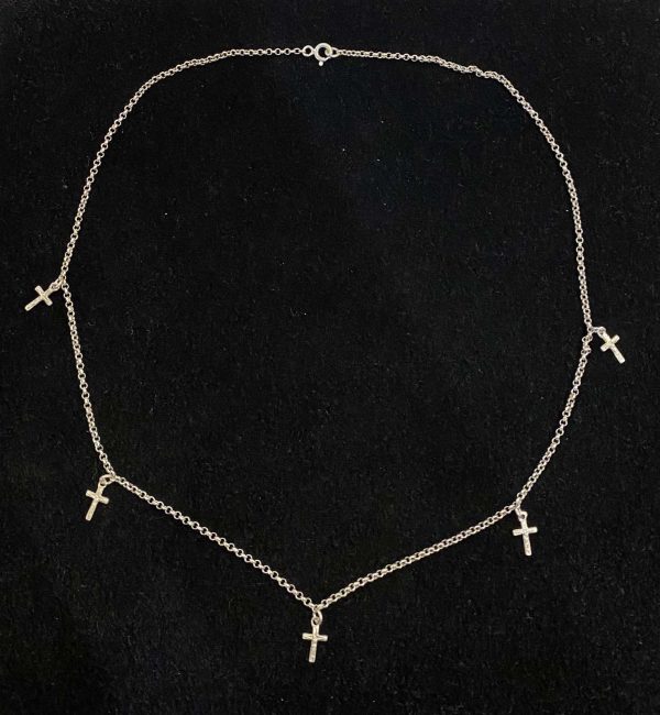 Five Cross Chain Necklace