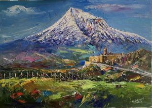 Mount Ararat in Spring