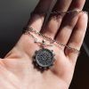 Sterling silver handmade Armenian pendant with chain